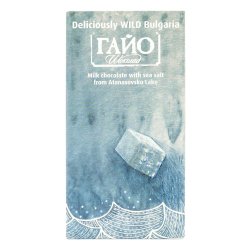 GAILLOT CHOCOLATE Mléčná čokoláda se solí z Atanasovského jezera 80 g