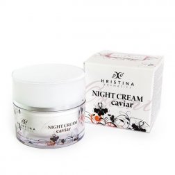 HRISTINA Přírodní zpevňující noční krém s kaviárem 50 ml