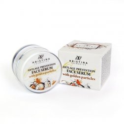 Přírodní anti – age preventivní obličejové sérum se zlatými částicemi 25 ml