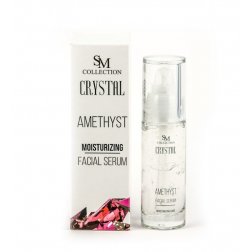 SM COLLECTION Přírodní obličejové hydratační gel sérum ametyst 30 ml