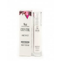 SM COLLECTION Přírodní hydratační noční krém ametyst 50 ml