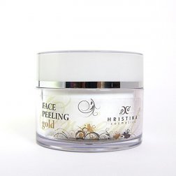 Přírodní obličejový peeling zlato 100 ml