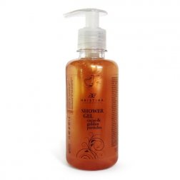 HRISTINA Přírodní sprchový gel s kakaem a zlatými částicemi 200 ml