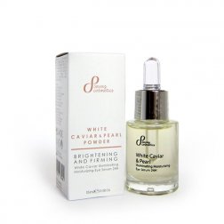 Přírodní zesvětlující hydratační olejové oční sérum 24h bílý kaviár & perla 15 ml