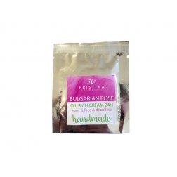 HRISTINA Natürliche handgemachte 24-Stunden-Creme mit bulgarischem Rosenöl Augen & Gesicht & Dekolleté limitierte Edition 5 ml