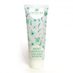 HRISTINA Přírodní noční krém s kolagenem a elastinem 100 ml