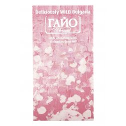 GAILLOT CHOCOLATE Mléčná čokoláda s bulharskou růží 80 g