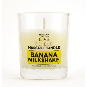HRISTINA Přírodní masážní svíčka banán 100 ml