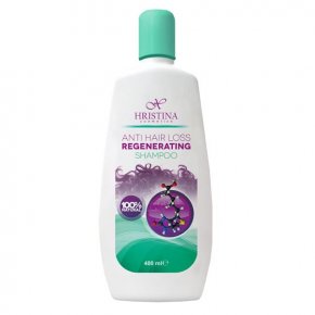 HRISTINA Přírodní regenerační šampon proti vypadávání vlasů 400 ml