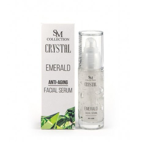 HRISTINA Přírodní obličejové gel sérum smaragd anti-aging 30 ml 