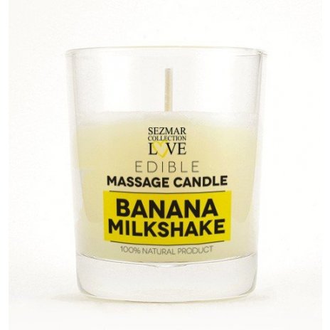 SEZMAR LOVE Přírodní masážní svíčka banán 100 ml 