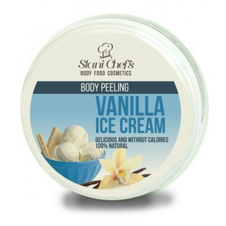 STANI CHEF'S Přírodní tělový peeling vanilková zmrzlina na bázi mořské soli 250 ml 