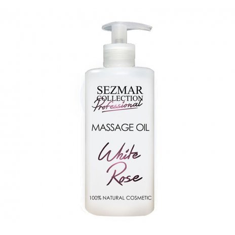 SEZMAR PROFESSIONAL Přírodní masážní olej bílá růže 500 ml 