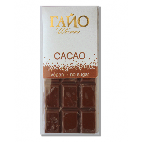 GAILLOT CHOCOLATE Veganská mléčná čokoláda s kakaem bez cukru 40g 