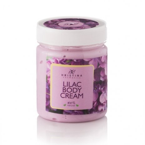 HRISTINA Přírodní tělový krém s šeříkem 200 ml 