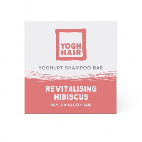 YOGH SOAP Přírodní revitalizující tuhý šampon s jogurtem a ibiškem - 110 g 