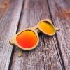 Dámské dřevěné sluneční brýle polarizované ZA02