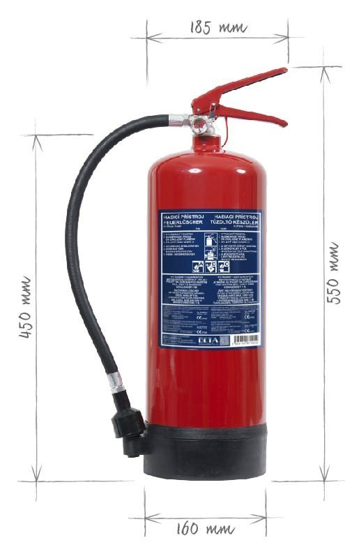 Pěnový hasicí přístroj 6l (13A/144B) - BEZ REVIZE