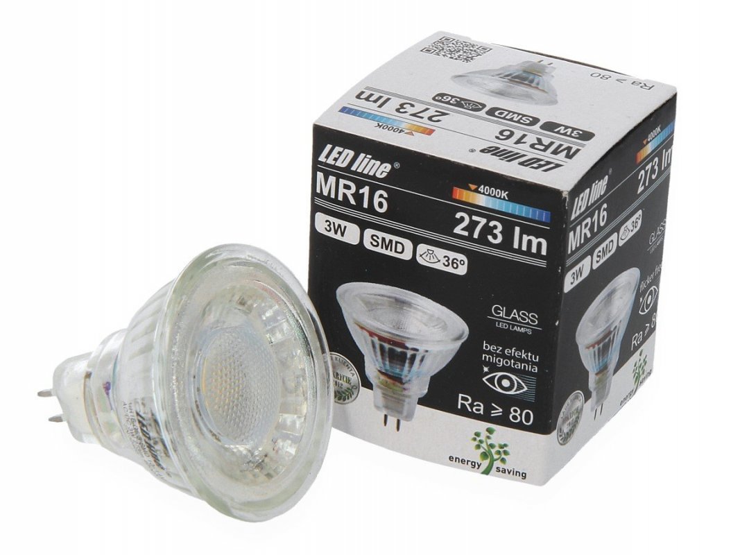 Led Line LED žárovka MR16 3W 273lm 12V denní