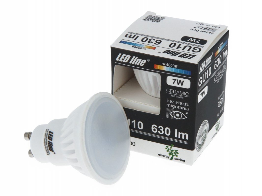 Led Line LED žárovka GU10 7W 630lm denní (55W)