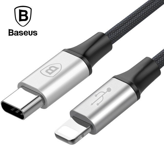 KB15 USB-C kabel Rapid Series s lightning konektorem, Černá, 1m