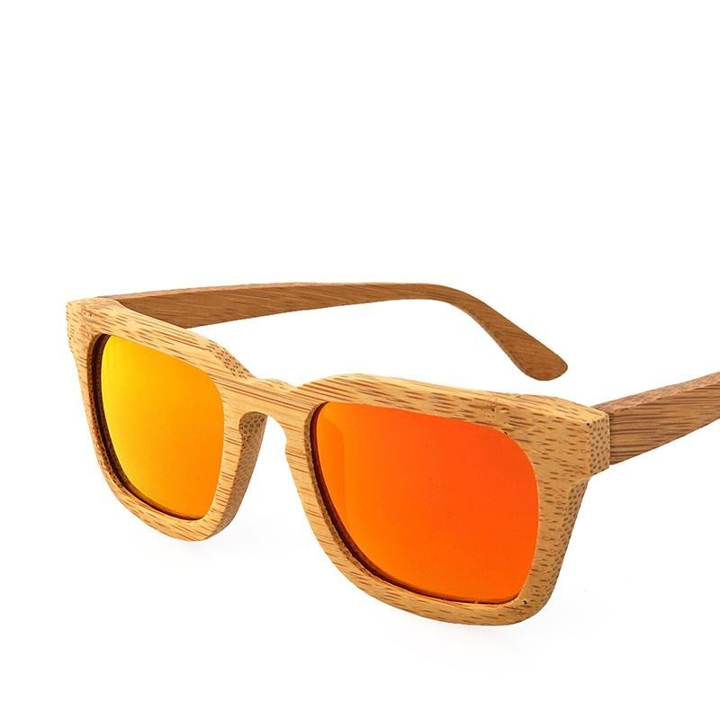 Pánské dřevěné sluneční brýle polarizované ZA01
