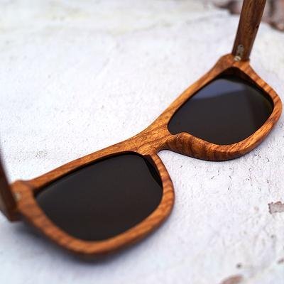 Pánské dřevěné sluneční brýle polarizované ZA06
