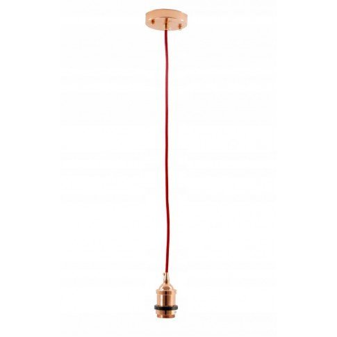 Závěsná lampa Převis Edison Loft - růžová
