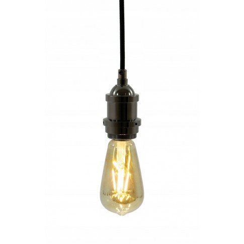 Závěsná lampa Převis Edison Loft - černá