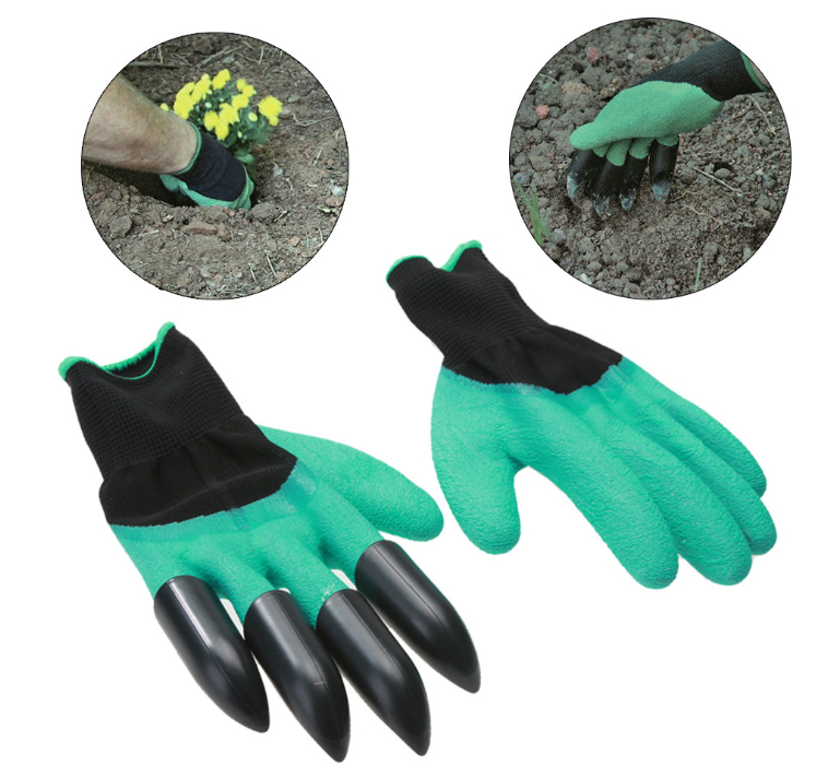 Zahradnické rukavice s drápy