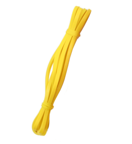 Odporová guma 0-8kg - 208cm, žlutá