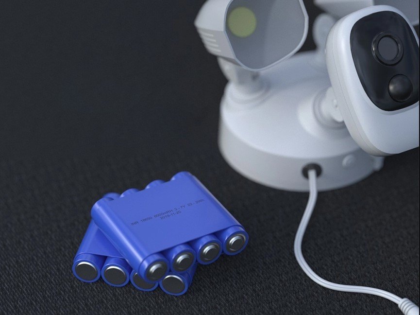 Bezdrátová bezpečnostní WiFi kamera s LED reflektory a solárním panelem Secutek SRT-FC1T