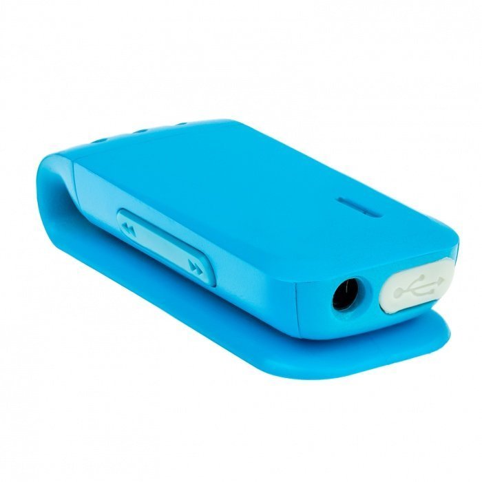 Mini diktafon s praktickým klipem - Modrý