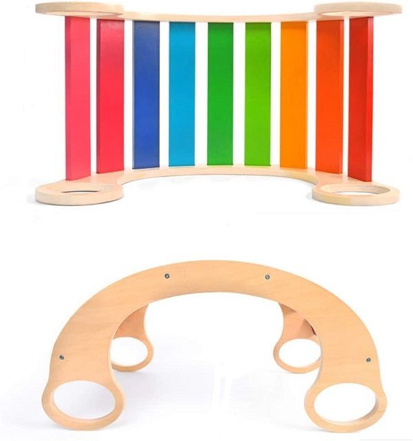 Montessori houpačka 5v1 pro děti - Duhová
