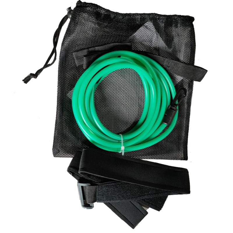 Odporová guma na plavání - zelená