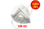 Respirátor s výdechovým ventilem KN95 - SADA 100 KS