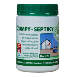 BACTI ZS - BAKTERIE DO ŽUMP A SEPTIKŮ - 0,5KG