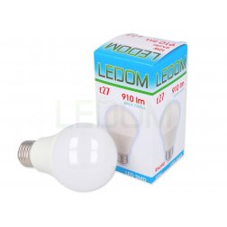 Ledom LED žárovka E27 10W 910lm teplá (75W)