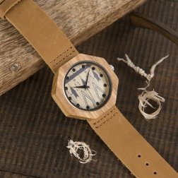 Dřevěné hodinky BOBO BIRD WD04
