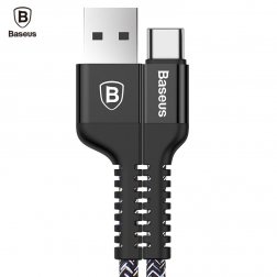 KB20 USB-C datový kabel Confidant Anti-Break, Černá, 1m Černá 1m