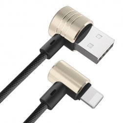 KB28 T-type Magnetic USB kabel Vysokorychlostní lightning, Zlatá, 1m Zlatá