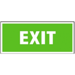 Exit | plastová cedule, 200x87mm