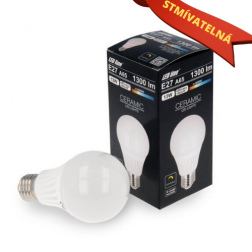 Ledin LED SMD žárovka E27 13W 1300LM A65 denní stmívatelná (95W)