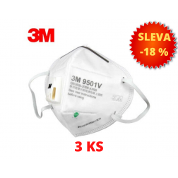 3M Respirátor 9501V s výdechovým ventilem KN95 - 3 KS