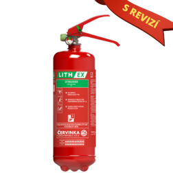 Hasicí přístroj na lithiové baterie 2 L + REVIZE