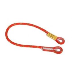 Bezpečnostní lano s oky - 150 cm, oranžové