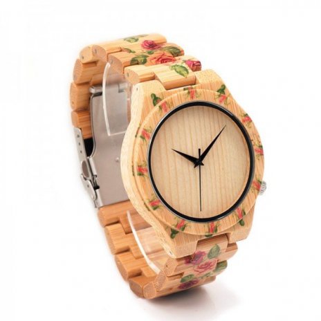 Dřevěné hodinky BOBO BIRD WD21