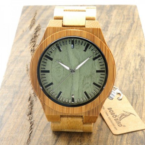 Dřevěné hodinky BOBO BIRD M006