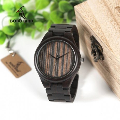 Dřevěné hodinky BOBO BIRD WH07