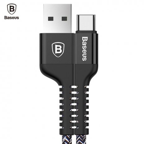 KB20 USB-C datový kabel Confidant Anti-Break, Černá, 1m Černá 1m